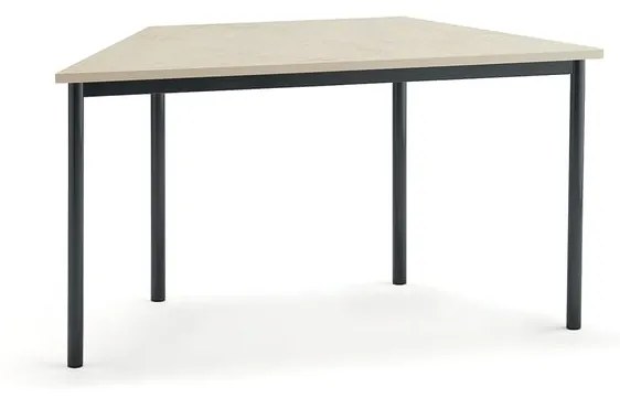 Stôl SONITUS TRAPETS, 1400x700x720 mm, linoleum - béžová, antracit