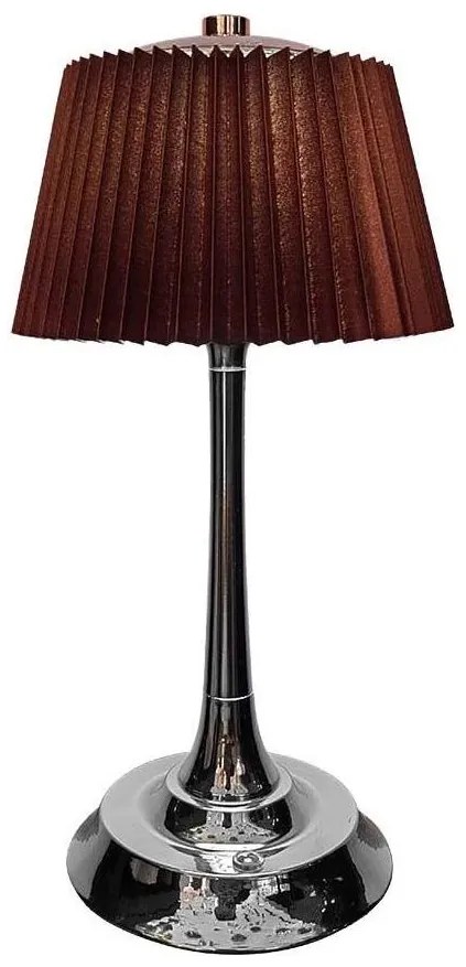 LED Stmievateľná dobíjacia stolná lampa LED/1,5W/5V 3000-6000K 1800 mAh hnedá