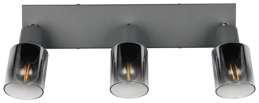 Antracitové bodové svietidlo ø 7 cm Cadiz – Reality