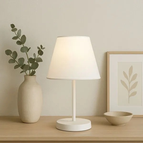 Stolná lampa AYD 1xE27/40W/230V biela