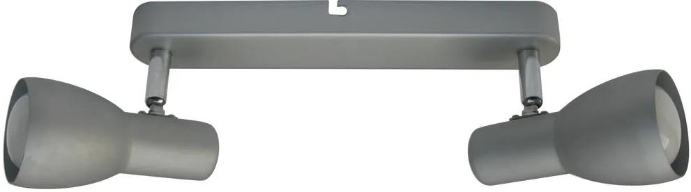 Candellux PICARDO Spot 2X40W E14 Gray Silver 92-44211