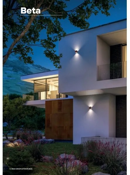 Redo 9080 - LED vonkajšie nástenné svietidlo BETA LED/6W/230V 3000K IP54 hnedé