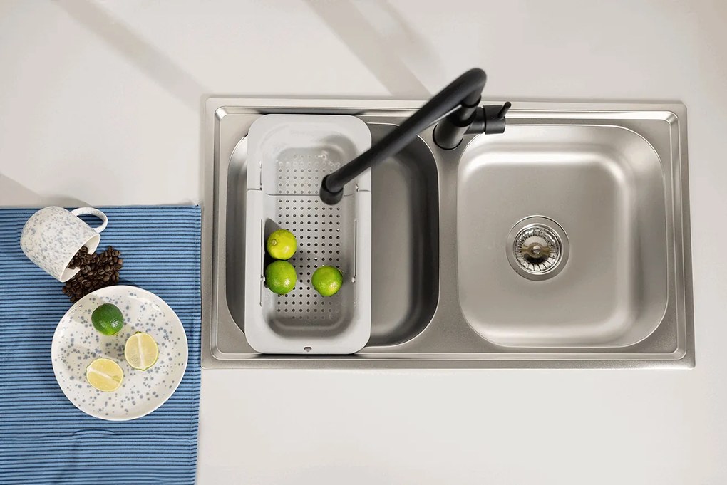 Kuchinox Kuchinox, výsuvný odkvapkávač na drez 34,5-47,8 x 20 x 6,5 cm, šedá, LAV-EKO_800A
