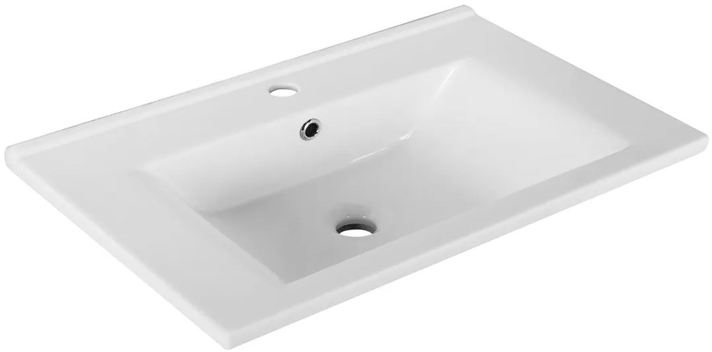 Aqualine Aqualine, ZUNO 65 nábytkové umývadlo 65x45cm, biela, 9065