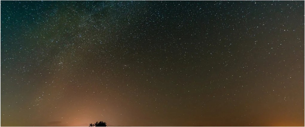 Obraz mliečnej cesty (120x50 cm)