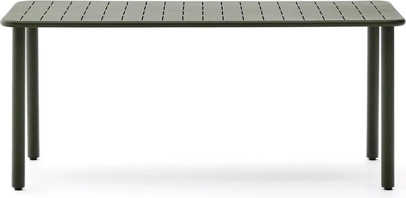 Oceľový záhradný jedálenský stôl 90x180 cm Brai – Kave Home