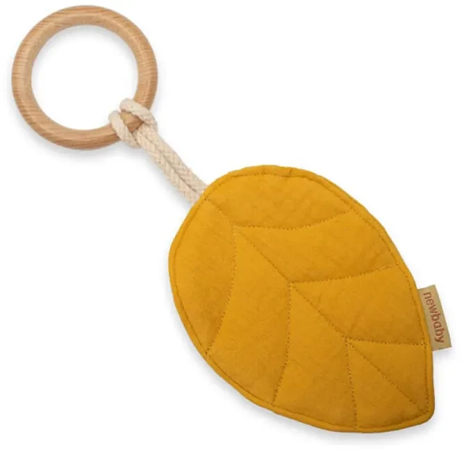 Detské hryzátko Leaf Mustard