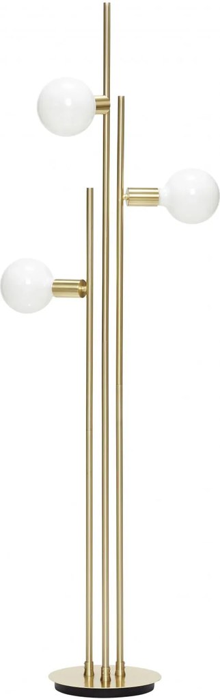 Hübsch Stojacia lampa Triple Brass