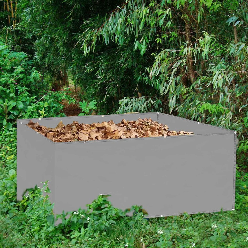 Záhradná zastena Brinley 90x500 cm sivá