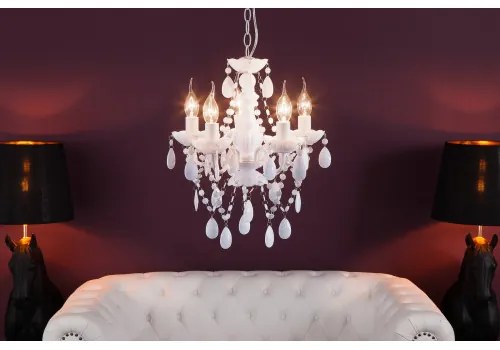 Luster 7227 5-Ramien biely  - Komfort-nábytok