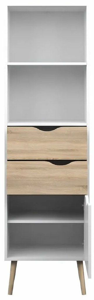 Knižnica OSLO 75382, biela