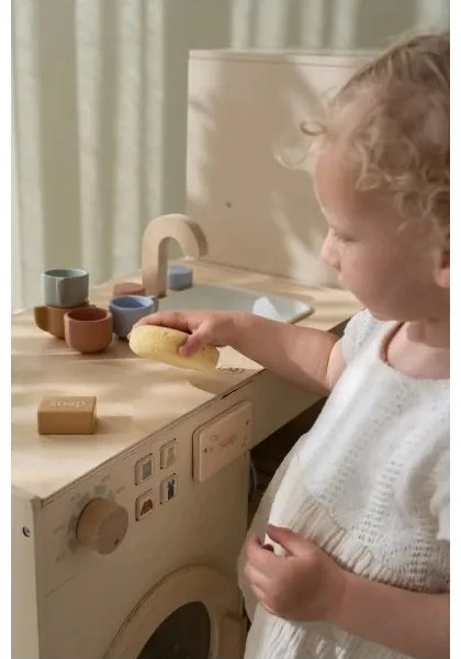Little Dutch - Drevená práčka s príslušenstvom