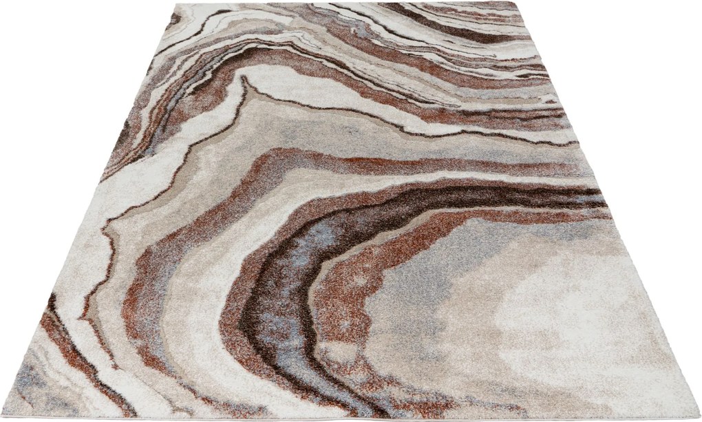 Obsession, Kusový koberec My Bologna 461 Terra, 140x200, oranžová, chodba / predsieň