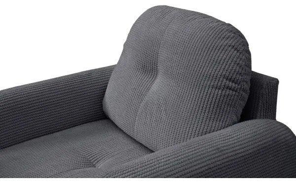 Čalúnené kreslo CLOUDY sivé