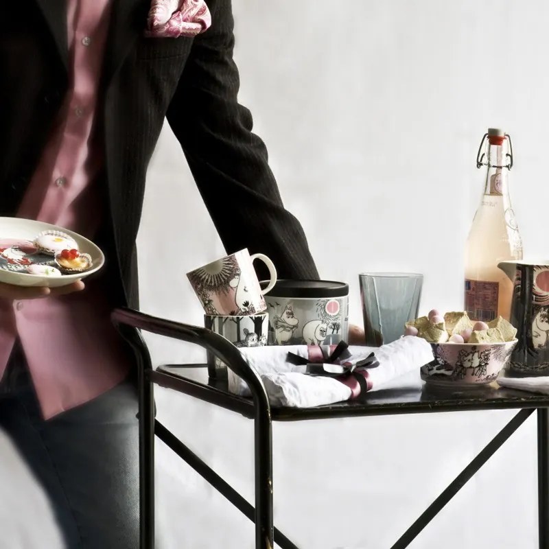 Hrnček Moomin Love 0,3l, ružový / 30. výročie, darčekový box