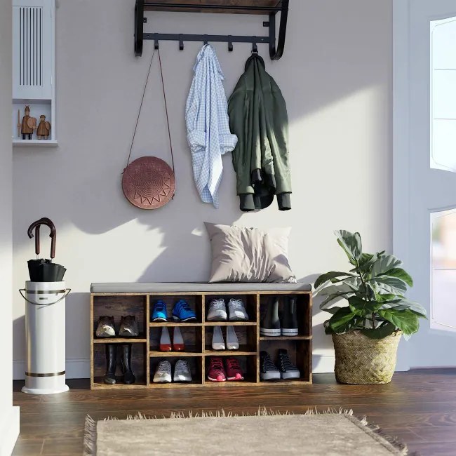 Polica na topánky so sedením LHS10XB