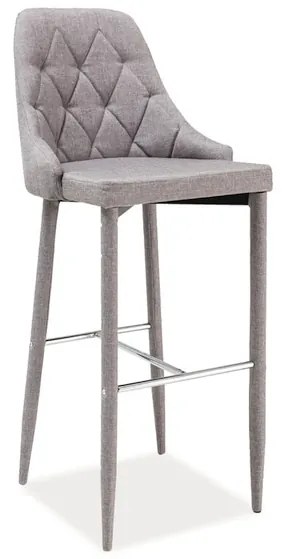 Sivá barová stolička HOKER TRIX