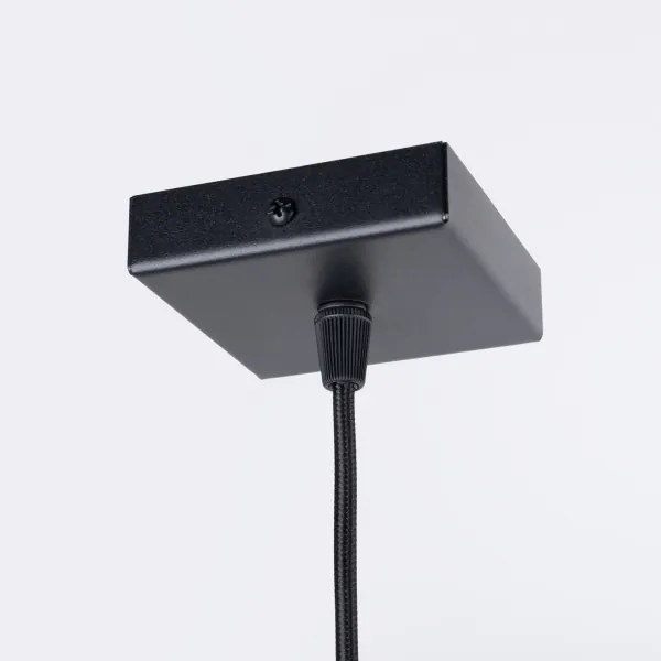 Sollux SL.1400 - Luster na lanku PRYSM 1xG9/8W/230V čierna