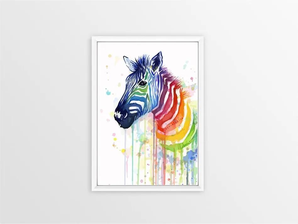 Plagát Piacenza Art Rainbow Zebra