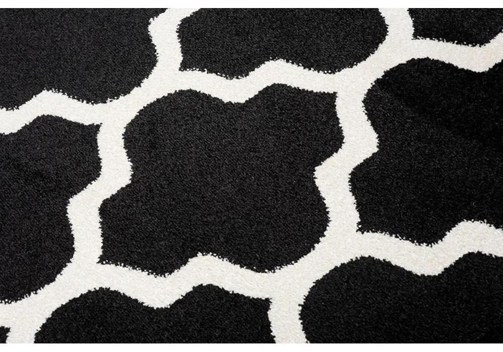 Kusový koberec Berda čierny atyp 100x500cm