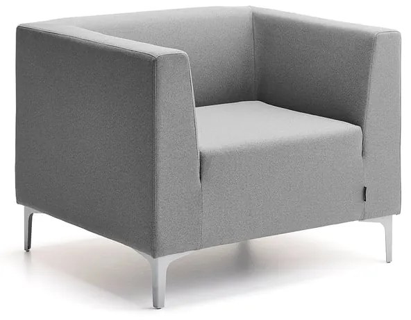 Kreslo CASUAL, látka CURA, šedá