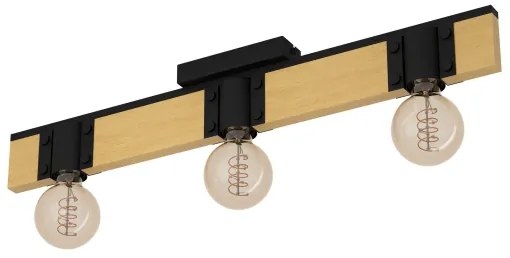 Eglo 43901 - Stropné svietidlo BAILRIGG 3xE27/40W/230V