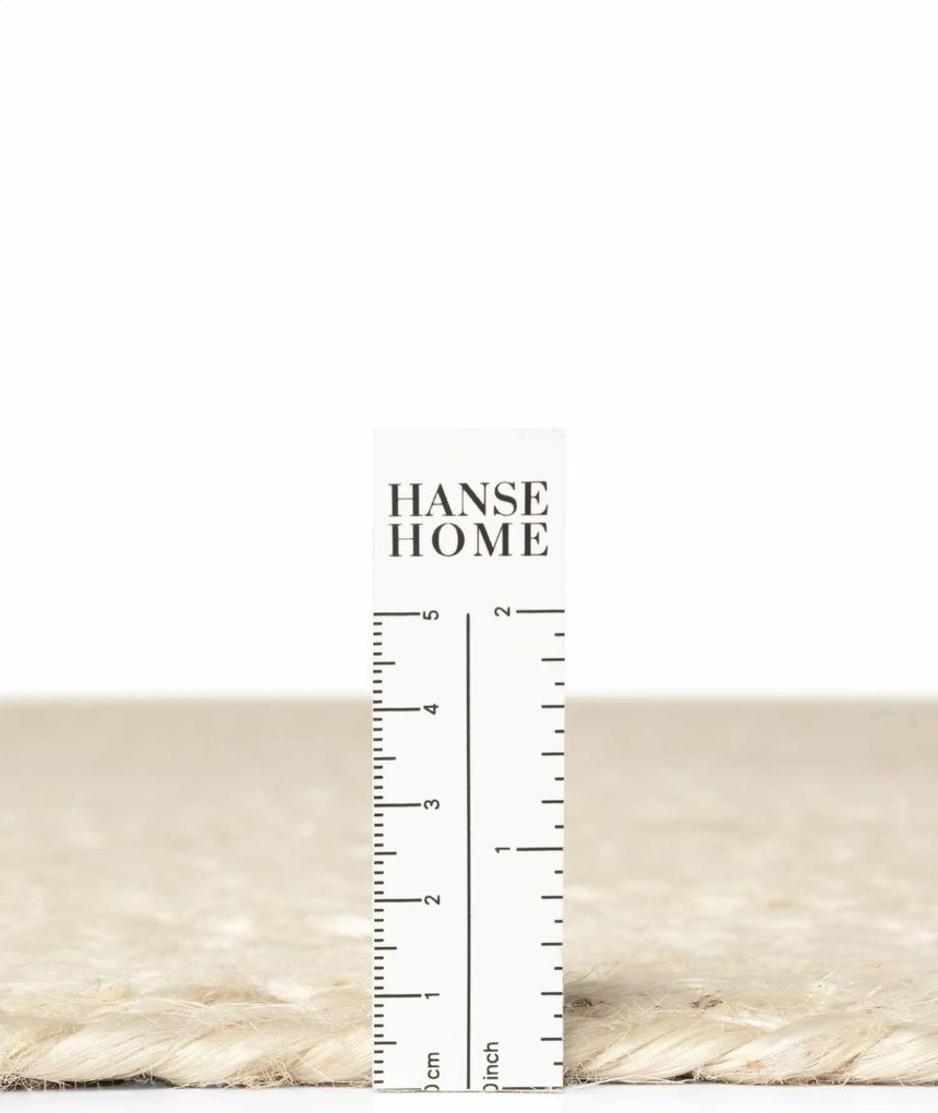 Kusový koberec Jute Braided 106007 Ivory ovál, 160x230 ovál, béžová, chodba / predsieň, Hanse Home