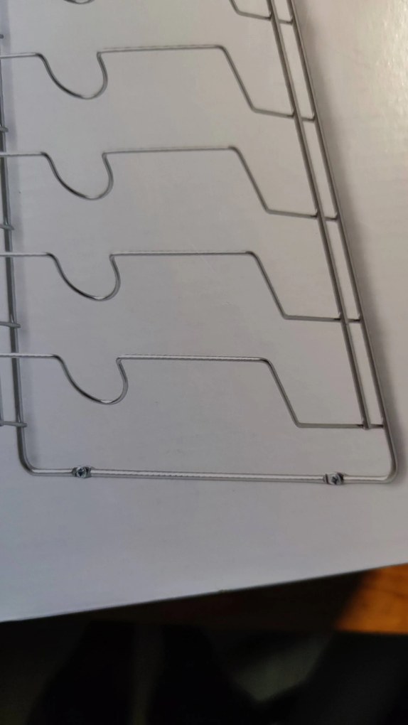 Goodhome Držiak, stojan na pokrievky - 6 pozícií, na dvierka, nerezový, LID