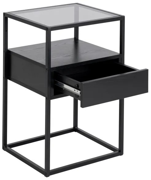 Nočný stolík ZEIN čierna