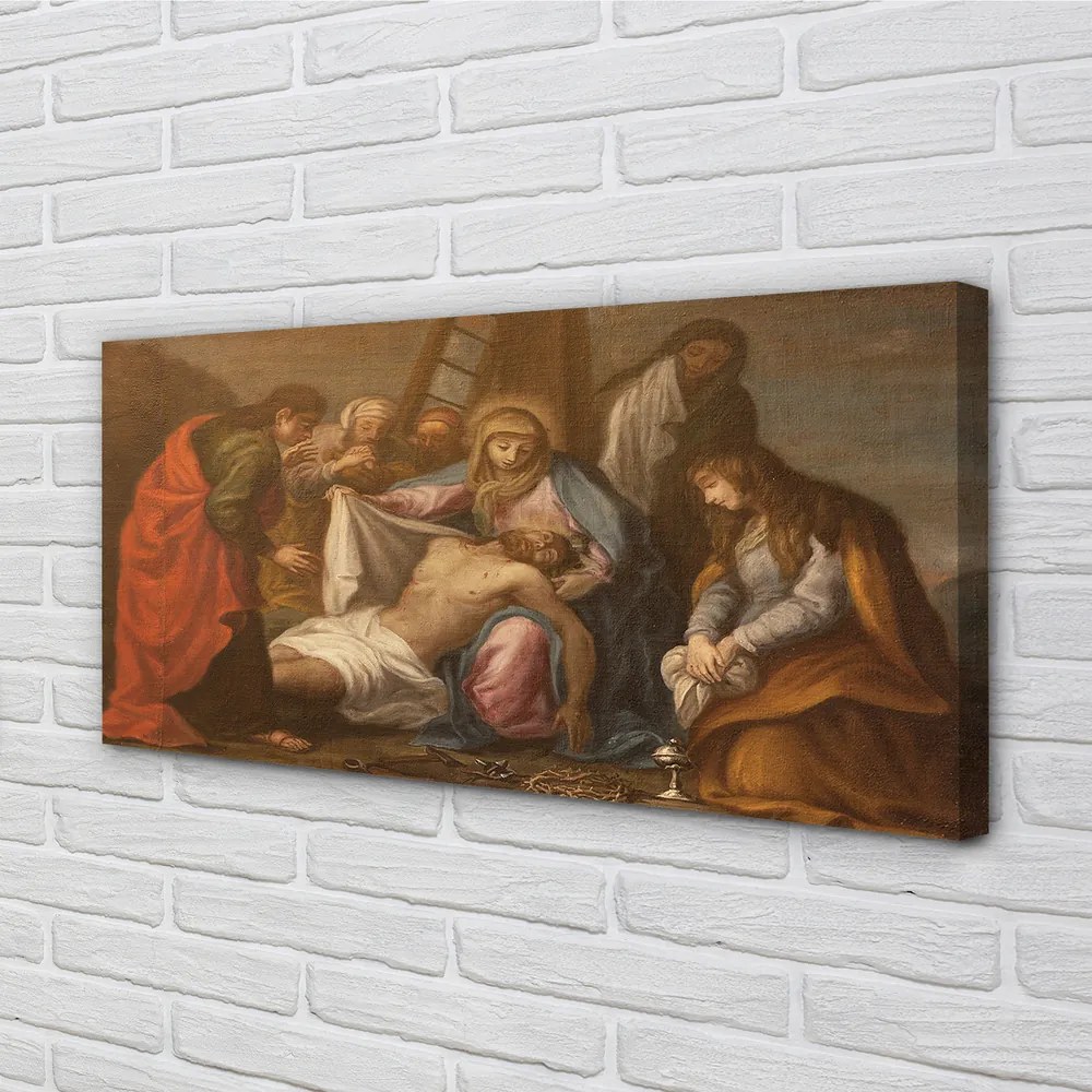 Obraz na plátne Ježiša ukrižovali 100x50 cm