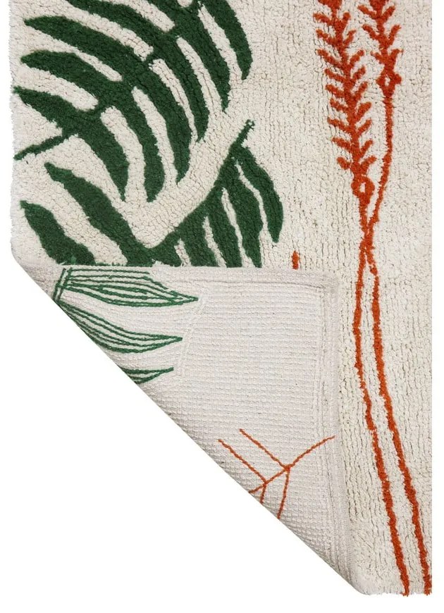 Prateľný ručne tkaný bavlnený detský koberec 170x240 cm Botanic Plants – Lorena Canals