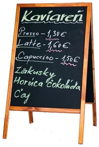 Toptabule.sk  SET - áčkový stojan + 4 tabule + príslušenstvo