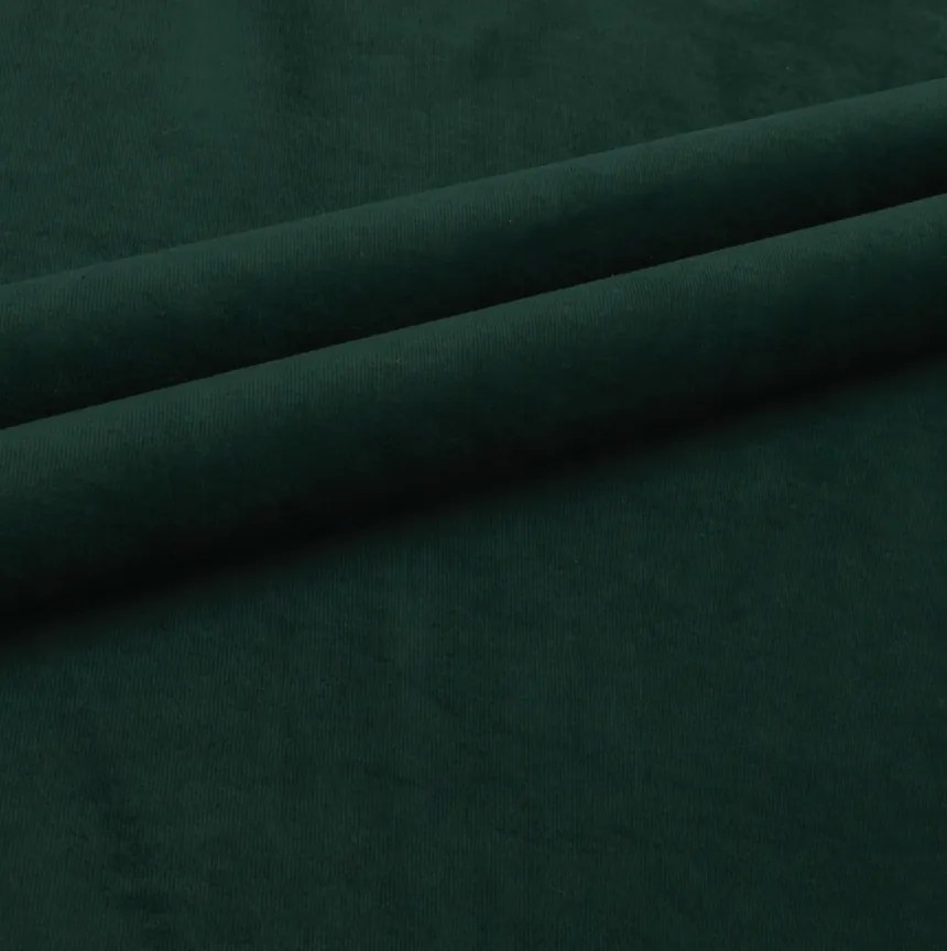 Rozkladacia sedacia súprava do U VALERIO 305x140 cm, tmavozelená