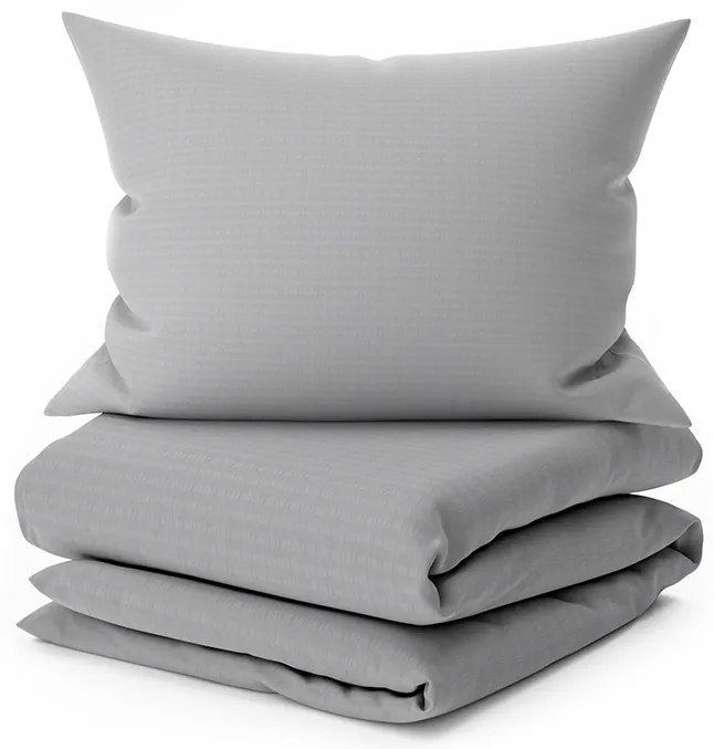 Krepové obliečky STANDO sivé Rozmer obliečky: 70 x 90 cm | 140 x 220 cm