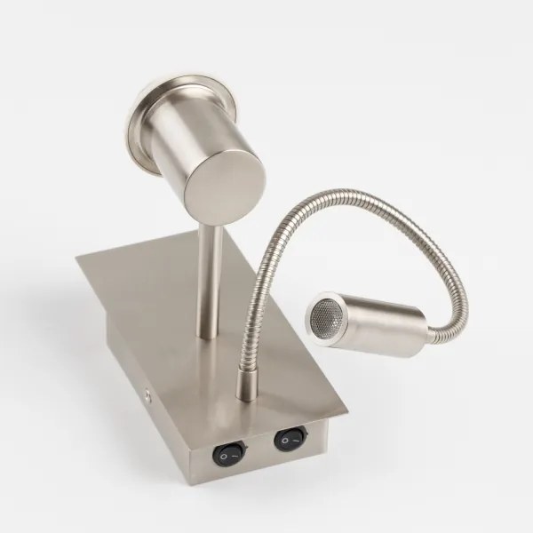 Brilagi - LED Nástenná lampa NUBILA 1xE27/25W/230V + LED/3W chróm/zelená