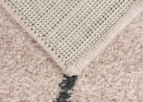 Koberce Breno Kusový koberec LOTTO 290/HR5S, ružová,67 x 120 cm