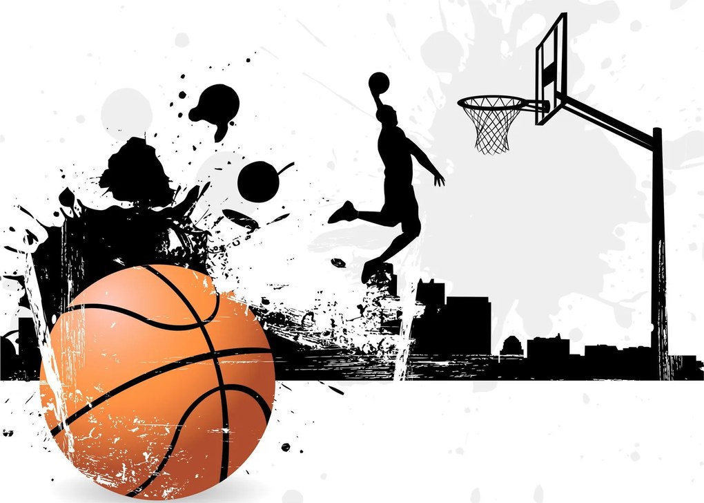 Obraz - Hráč basketbalu (70x50 cm)