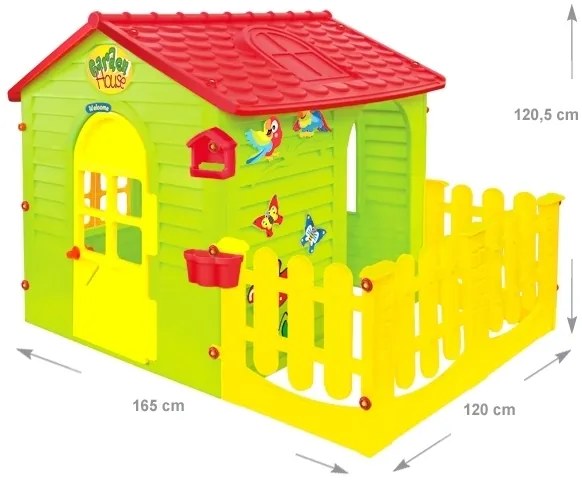 Marimex | Detský domček Mochtoys s plotom | 11640113