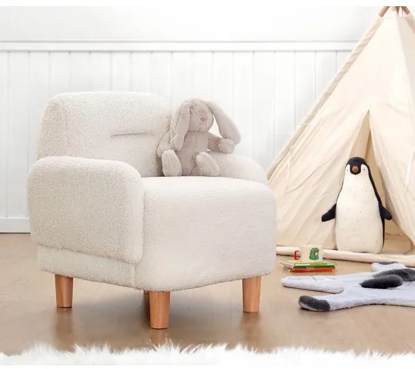 Detské kreslo LORY biele