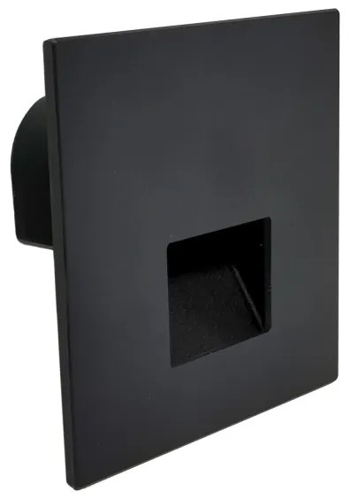 Brilagi - LED Schodiskové svietidlo JACK LED/3W/230V 3000/4000/6500K IP65 čierna
