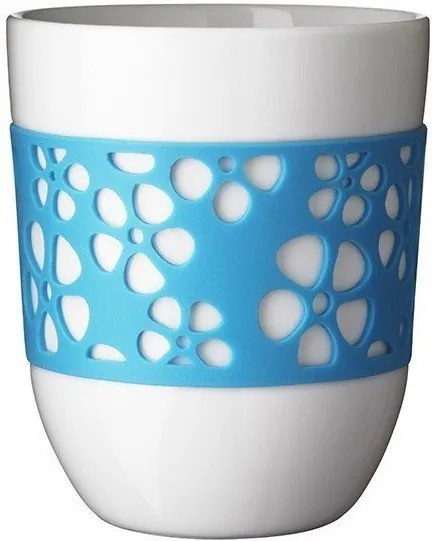 QDO Sada 2 porcelánových termohrnčekov Silly modrá