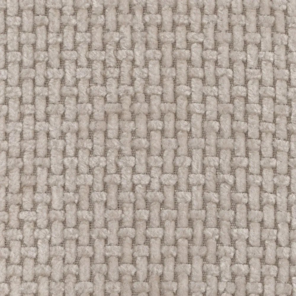 Béžový ženilkový taburet – Ixia