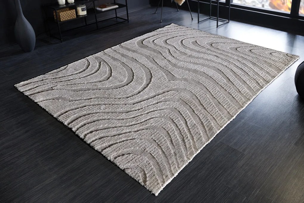 Koberec WAVE 170x240cm sivý