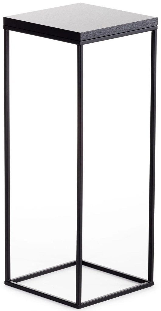 STOJAN NA KVETINÁČ BASICLOFT 60X24X24 CM ČIERNA