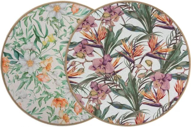 Podložka pod tanier HOPE zelená / fialová (6 ks)