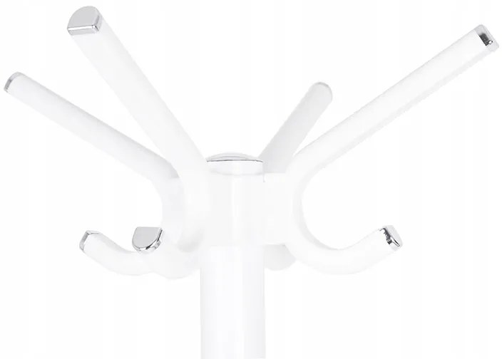 ModernHome Biely stojaci vešiak