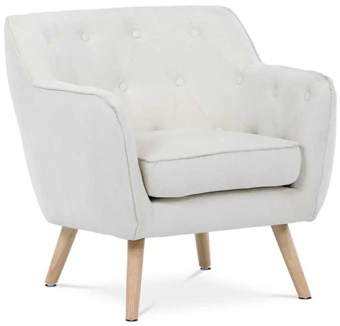 Autronic BONTEC Kreslo, biela látka, AK-333 WT2 Farba: Biela