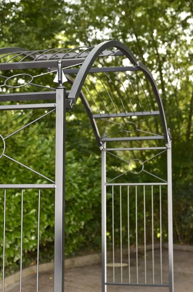 Oblúk na ruže Flexi s nastaviteľnou šírkou - Čierna