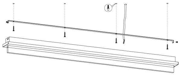 Eglo 98494 - LED stropné svietidlo SPADAFORA LED/25W/230V