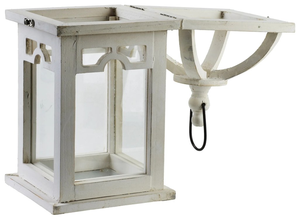 Lucerna LOKKE 16x26 cm biela